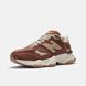 Жіночі кросівки New Balance 9060 Brown стильні кросівки з натуральної замші 9060 фото 2